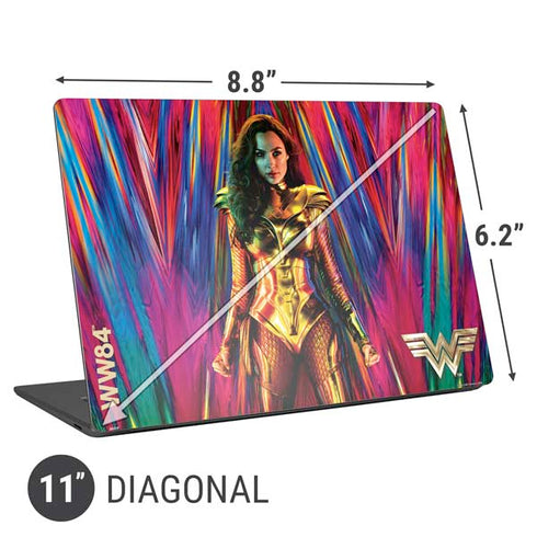 Wonder Woman 1984 (2020) WW 84 Teaser Poster Universal Laptop 11in (8.8 x 6.2in) Skin